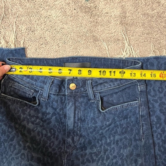 Joe’s Jeans Milla High-Rise Leopard Print Straight Ankle Jeans Size 27 - Picture 8 of 11